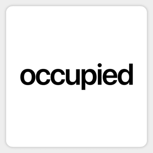 occupied Sticker